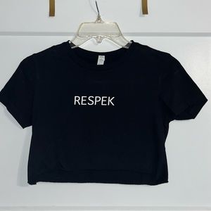 Custom Black and White RESPEK Crop | Size S